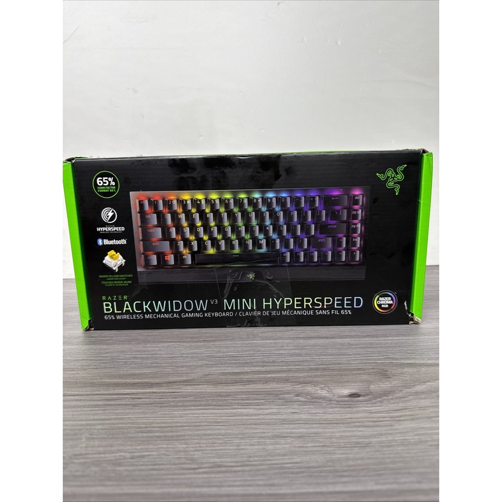 Razer BlackWidow V3 Wireless Mechanical‎ Gaming Keyboard RZ03-03890200-R3U1